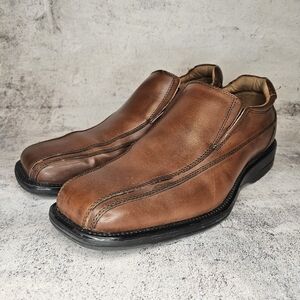 Steve Madden Exyte Slip-On Loafer / Mens Size 10.5 / Colorway - Brown & Black